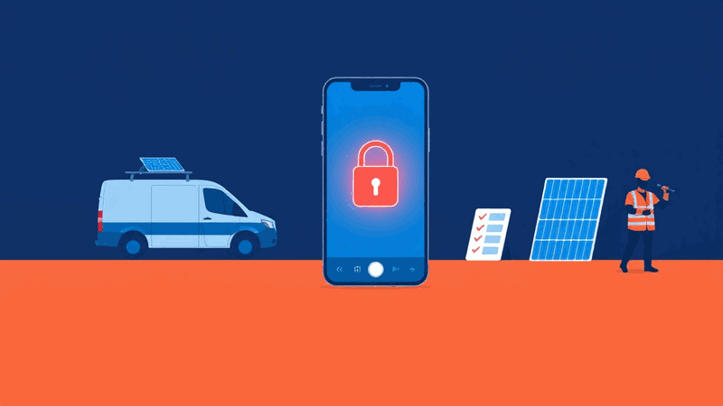 Hero illustration for: BYOD Policy for Solar Subcontractors Recording Customers