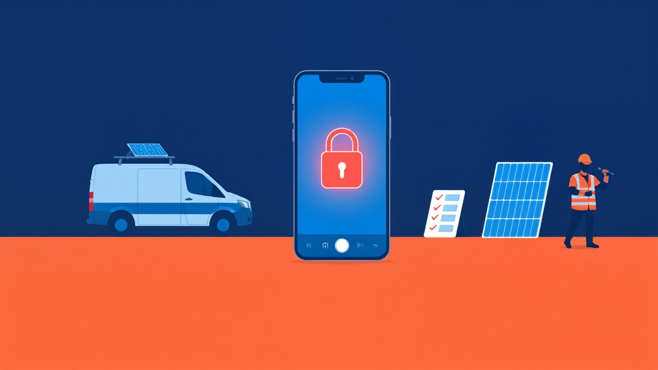 Hero illustration for: BYOD Policy for Solar Subcontractors Recording Customers