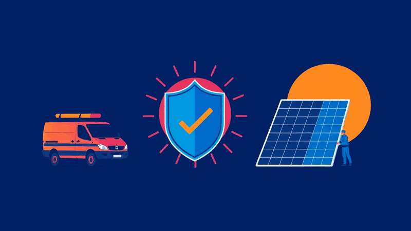 Hero illustration for: Public Liability Insurance for CEC Accredited Solar Installers