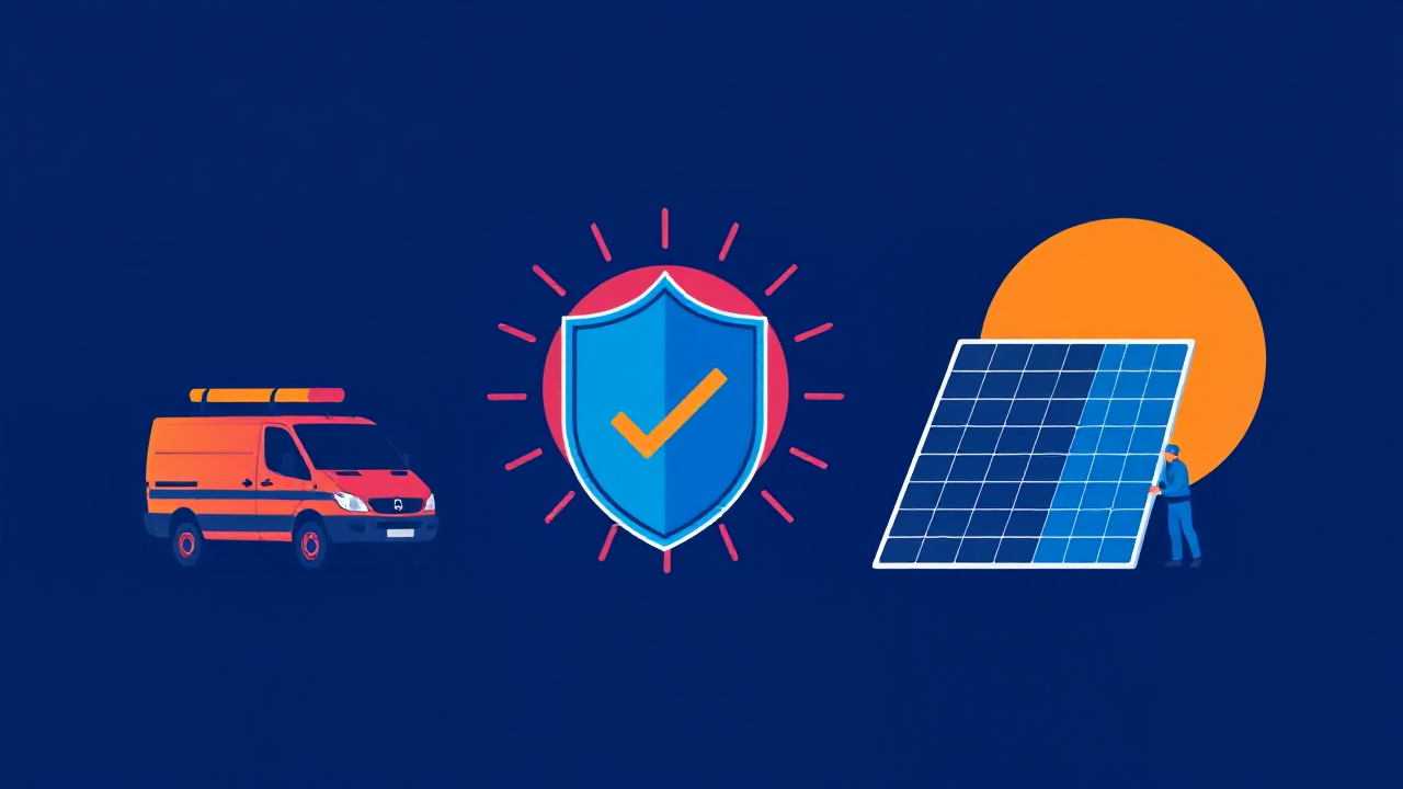 Hero illustration for: Public Liability Insurance for CEC Accredited Solar Installers