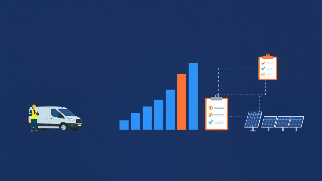 Hero illustration for: How to Track Cost Per Sale Across Solar Sales Teams