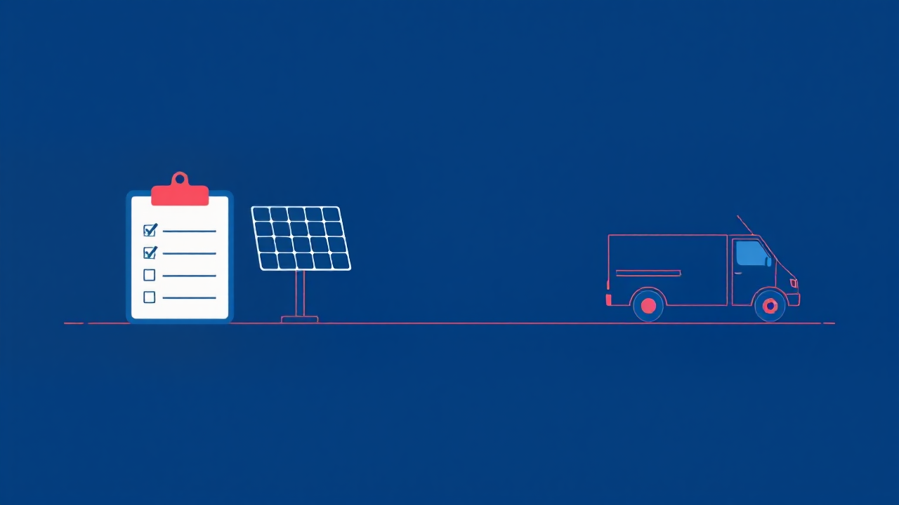 Hero illustration for: Job Costing for Solar Installers: Quoted vs Real Margin