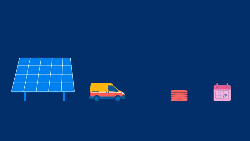 Hero illustration for: Milestone Payment Billing Software for Solar Installers