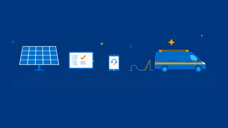 Hero illustration for: Should Your Solar Company Outsource Customer Service?