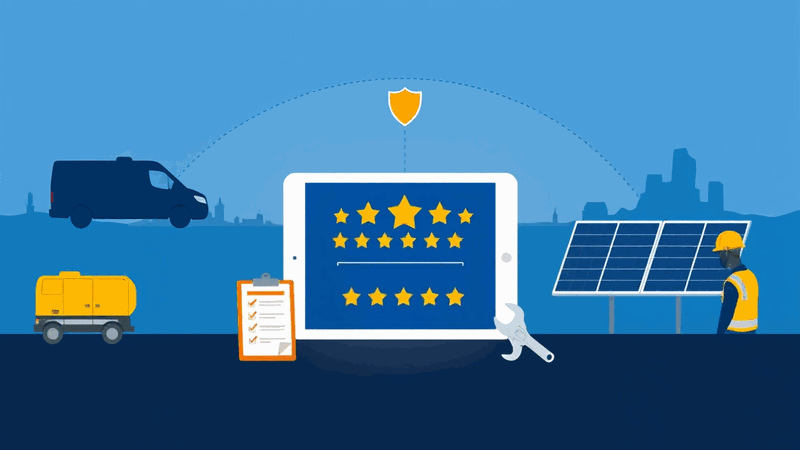 Hero illustration for: Reputation Management Software for Solar Companies After ACCC