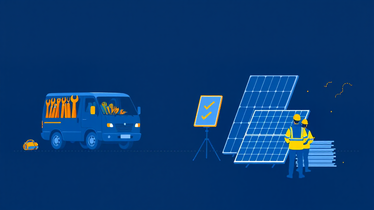 Hero illustration for: Will This Solar Brand Still Exist When the Warranty Claim Comes In?