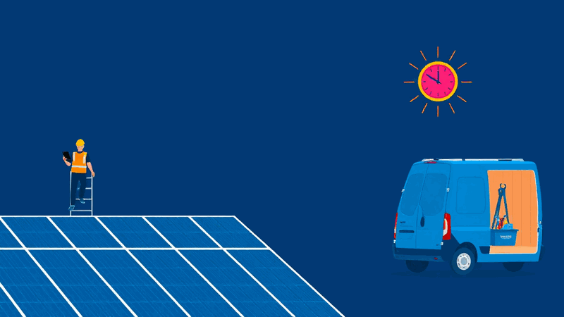 Hero illustration for: Speed to Quote: Why the First Solar Business to Respond Usually Wins the Job